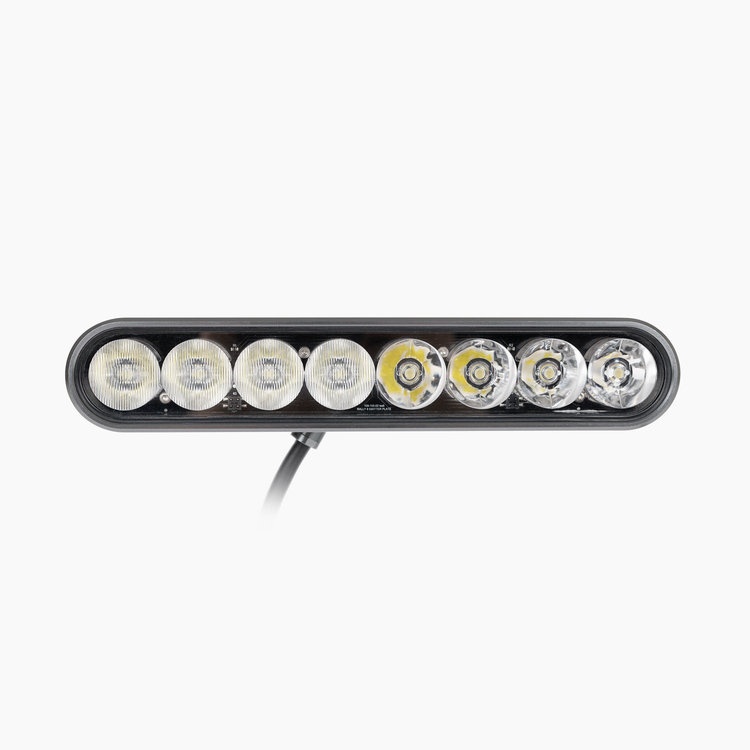 Automoto Straight 8 LED Light - 4 Spotlight Lenses / 4 Wide Lenses
